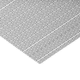 Elegant black white triangular geometric pattern tissue paper