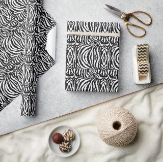 Elegant classic Black white zebra pattern