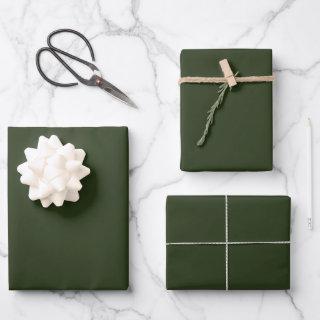 Elegant dark green-gray Minimalist and chic   Sheets
