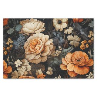 Elegant Fall Floral Tissue Paper
