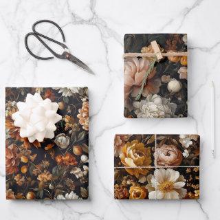 Elegant Fall Flowers Autumn Botanicals  Sheets