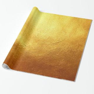 Elegant Faux Gold Foil Printed Texture
