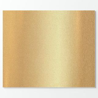 Elegant Faux Gold Glitter Modern Golden Glossy
