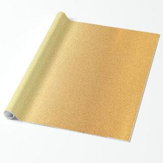 Elegant Faux Gold Shiny Modern Golden Glossy