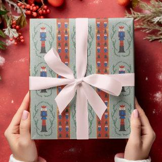Elegant Festive Red Merry Christmas Nutcracker