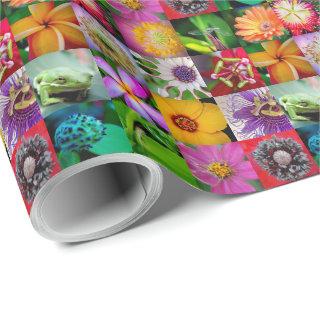 Elegant Flowers and Creatures Floral Pattern