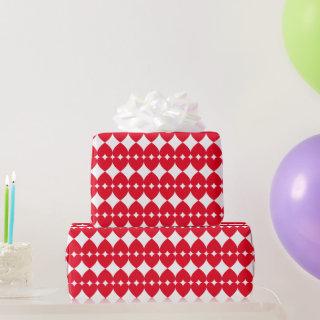 Elegant, Fun Red Hearts Striped All-Occasion