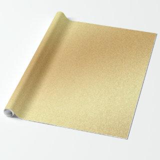 Elegant Glossy Faux Gold Glitter Modern Golden