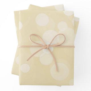 Elegant Gold Bokeh Pattern Wedding  Sheets