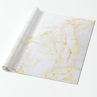 Elegant Gold Marble Modern Golden Glossy Gift