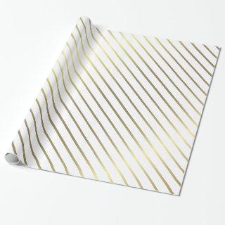 Elegant Gold Striped Glamorous Shiny Design