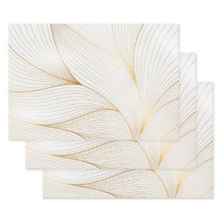 Elegant Gradient golden linear pattern  Sheets
