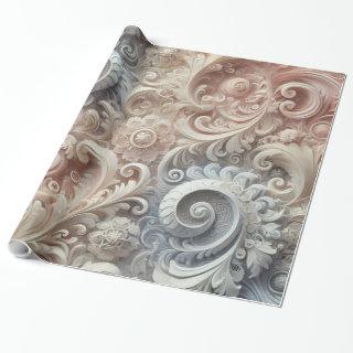 Elegant Gradient Pastel Lace Pattern