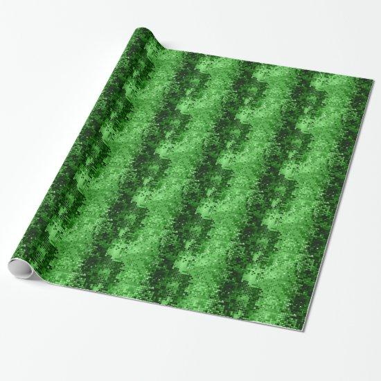 Elegant Green DiscoBall Glitter & Sparkles