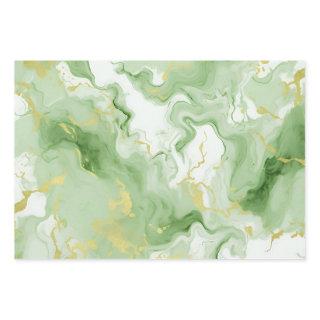 Elegant Green Marble Faux Gold Glitter Effect 0  Sheets