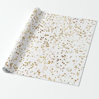 Elegant Luxury Sparkling Gold Confetti Dots Image