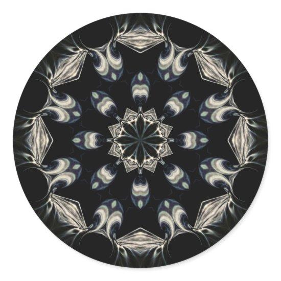 Elegant Mandala Classic Round Sticker