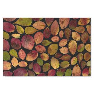 Elegant Maple Leaves Autumn Fall Pattern Tissue Paper
