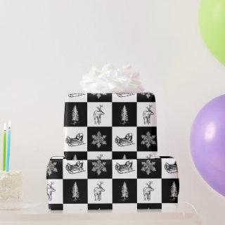 Elegant Modern Black and White Christmas
