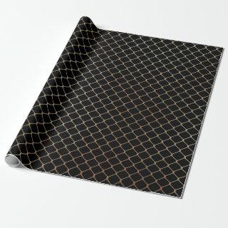 Elegant Modern Gold Fence Chain Pattern