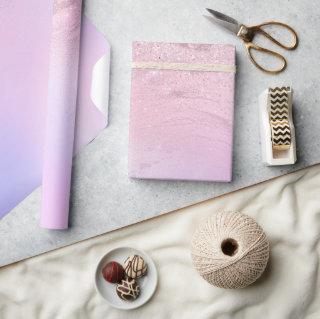 Elegant modern gradient rose gold glitter purple