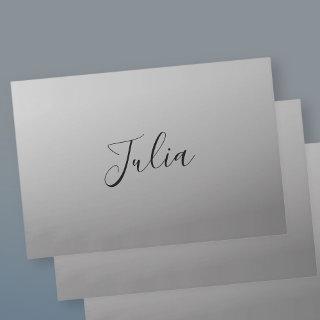 Elegant Modern Script Editable Black Text Writing  Sheets