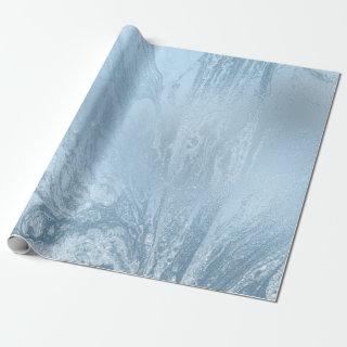 Elegant modern stylish blue glitter marble