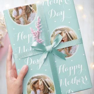Elegant Mother's Day Personalized Photo Mint Green
