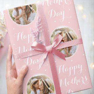 Elegant Mother's Day Personalized Photo Pink