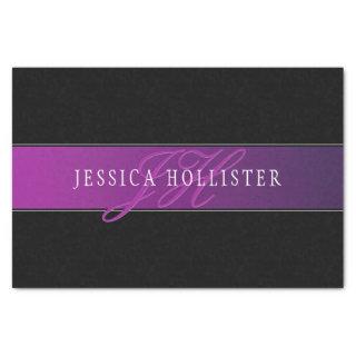 Elegant Name & Monogrammed Initial/s Tissue Paper