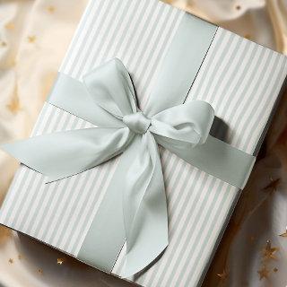 Elegant Pastel Blue and White Thin Stripes