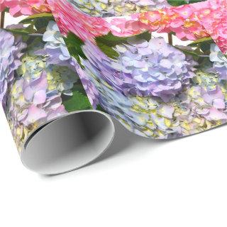 Elegant pink purple blue florals Hydrangea Bouquet