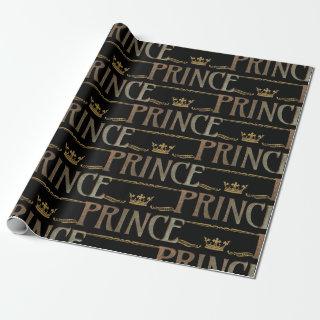 Elegant PRINCE Royalty Lettering Crown