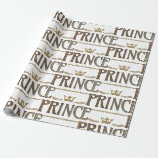 Elegant PRINCE Royalty Lettering Crown
