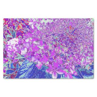 Elegant Purple and Blue Limelight Hydrangea Tissue Paper