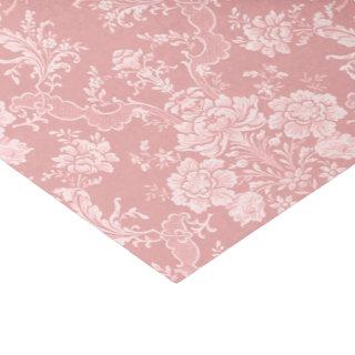 Elegant Romantic Chic Floral Damask-Pastel Pink Tissue Paper