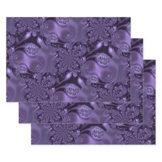 Elegant Royal Purple Liquid Sparkle  Sheets
