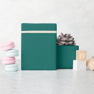 Elegant solid color plain Alpine Green