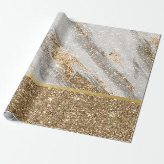 Elegant Stylish Gold Glitter Shiny