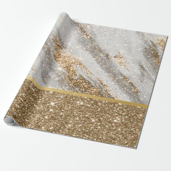 Elegant Stylish Gold Glitter Shiny