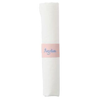 Elegant Stylish Trendy Unique Handwriting Script Napkin Bands