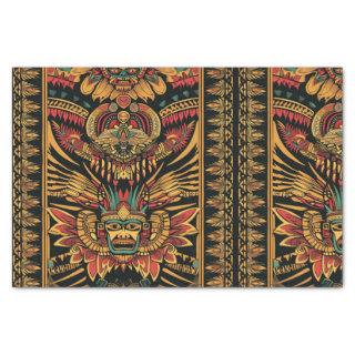Elegant Teal "Aztec Dream" Designer Tissue Paper