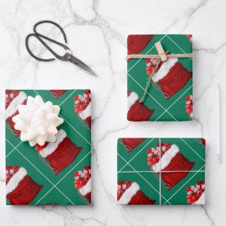 Elegant Template Christmas Pine Tree Green Gift  Sheets