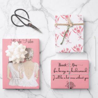 Elegant Thank You For Being My Bridesmaid   Sheets