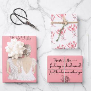Elegant Thank You For Being My Bridesmaid   Sheets