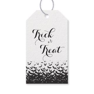 Elegant Trick or Treat Halloween Pop By Gift Tags