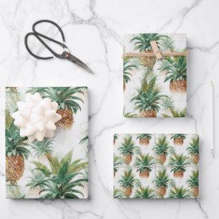 Elegant Tropical Pineapple  Sheets