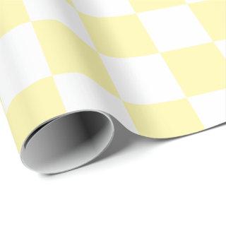 Elegant White and Cream Checkerboard