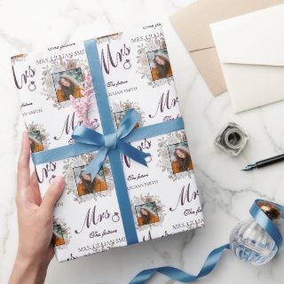 Elegant White & Purple Future Mrs Bridal Shower