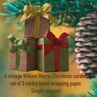 Elegant William Morris Christmas Every Day  Sheets